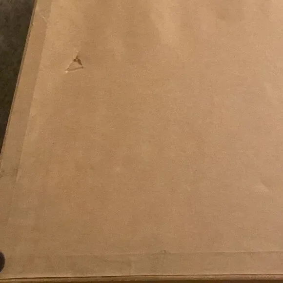 Mountain Landscape Painting with Bamboo Frame Size Approximately 17X26” - Picture 7 of 12